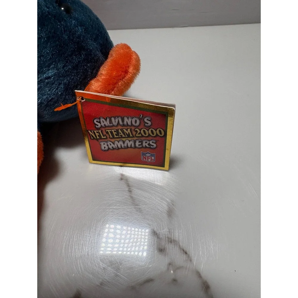 Chicago Bears Salvino's NFL Team 2000 Bammers Plush Bear Navy Orange Collectible